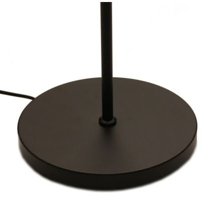 Dæmpbar LED-gulvlampe NORA LED/25W/230V 2200/3000/4000K + LED/5W 3000K sort + fjernbetjening