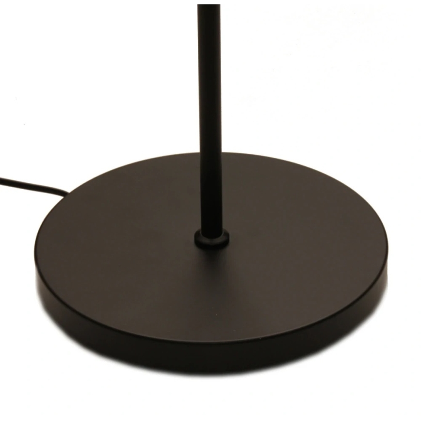 Dæmpbar LED-gulvlampe NORA LED/25W/230V 2200/3000/4000K + LED/5W 3000K sort + fjernbetjening