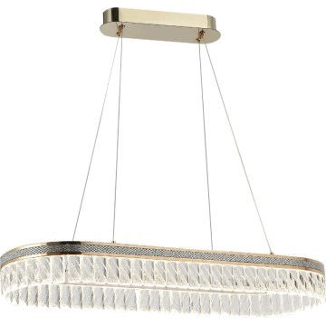 Dæmpbar LED-krystal lysekrone på wire THALIA LED/50W/230V 3000-6000K + fjernbetjening