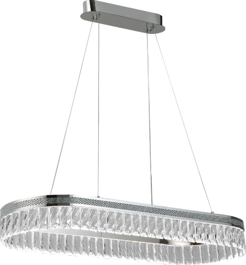 Dæmpbar LED-krystallysekrone med wireophæng THALIA LED/50W/230V 3000-6000K + fjernbetjening