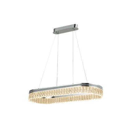 Dæmpbar LED-krystallysekrone med wireophæng THALIA LED/50W/230V 3000-6000K + fjernbetjening