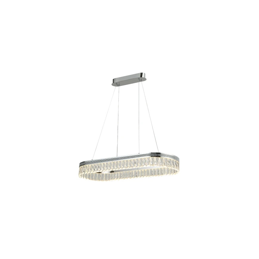 Dæmpbar LED-krystallysekrone med wireophæng THALIA LED/50W/230V 3000-6000K + fjernbetjening