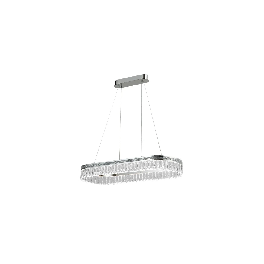 Dæmpbar LED-krystallysekrone med wireophæng THALIA LED/50W/230V 3000-6000K + fjernbetjening