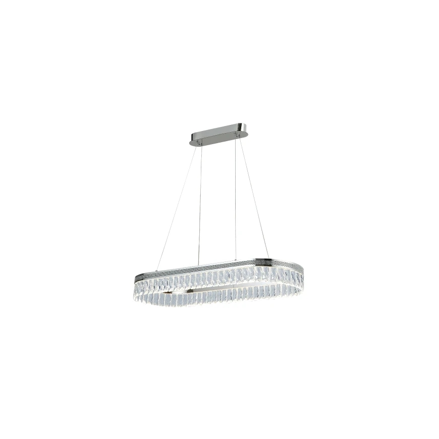 Dæmpbar LED-krystallysekrone med wireophæng THALIA LED/50W/230V 3000-6000K + fjernbetjening
