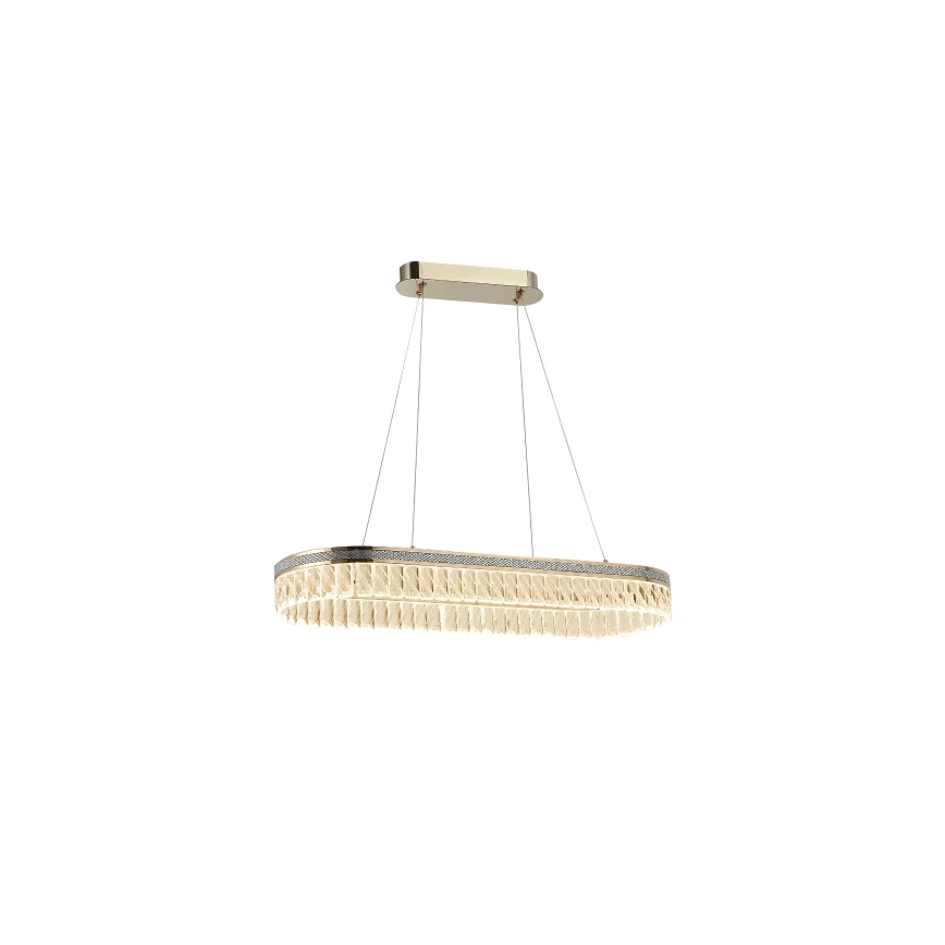 Dæmpbar LED-krystal lysekrone på wire THALIA LED/50W/230V 3000-6000K + fjernbetjening