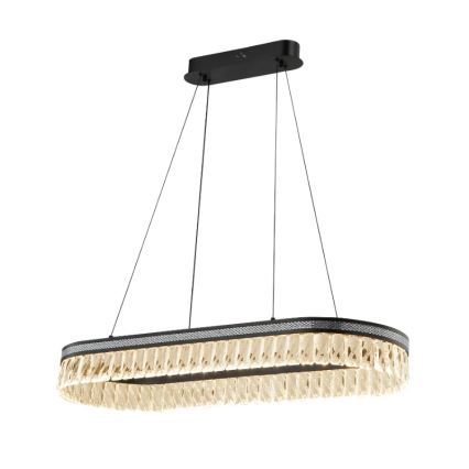 LED dæmpbar krystal lysekrone på wire THALIA LED/50W/230V 3000-6000K + fjernbetjening