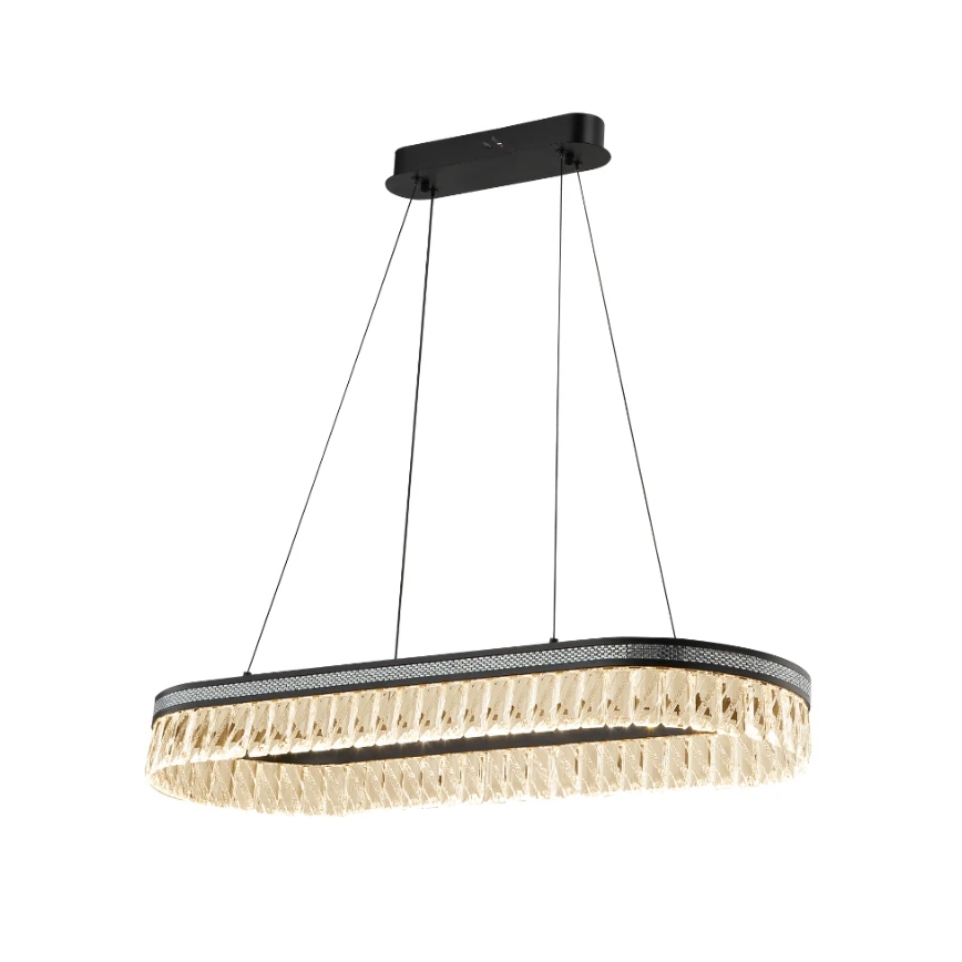 LED dæmpbar krystal lysekrone på wire THALIA LED/50W/230V 3000-6000K + fjernbetjening