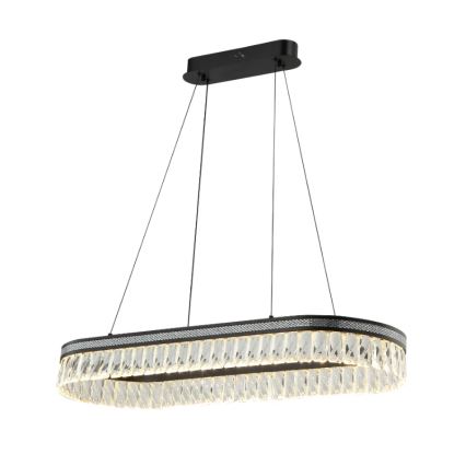 LED dæmpbar krystal lysekrone på wire THALIA LED/50W/230V 3000-6000K + fjernbetjening