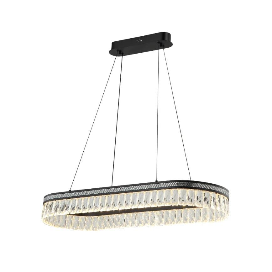 LED dæmpbar krystal lysekrone på wire THALIA LED/50W/230V 3000-6000K + fjernbetjening