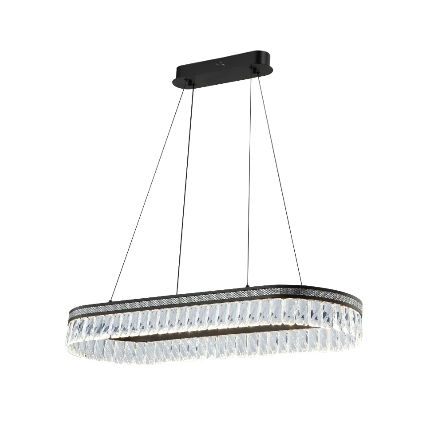 LED dæmpbar krystal lysekrone på wire THALIA LED/50W/230V 3000-6000K + fjernbetjening