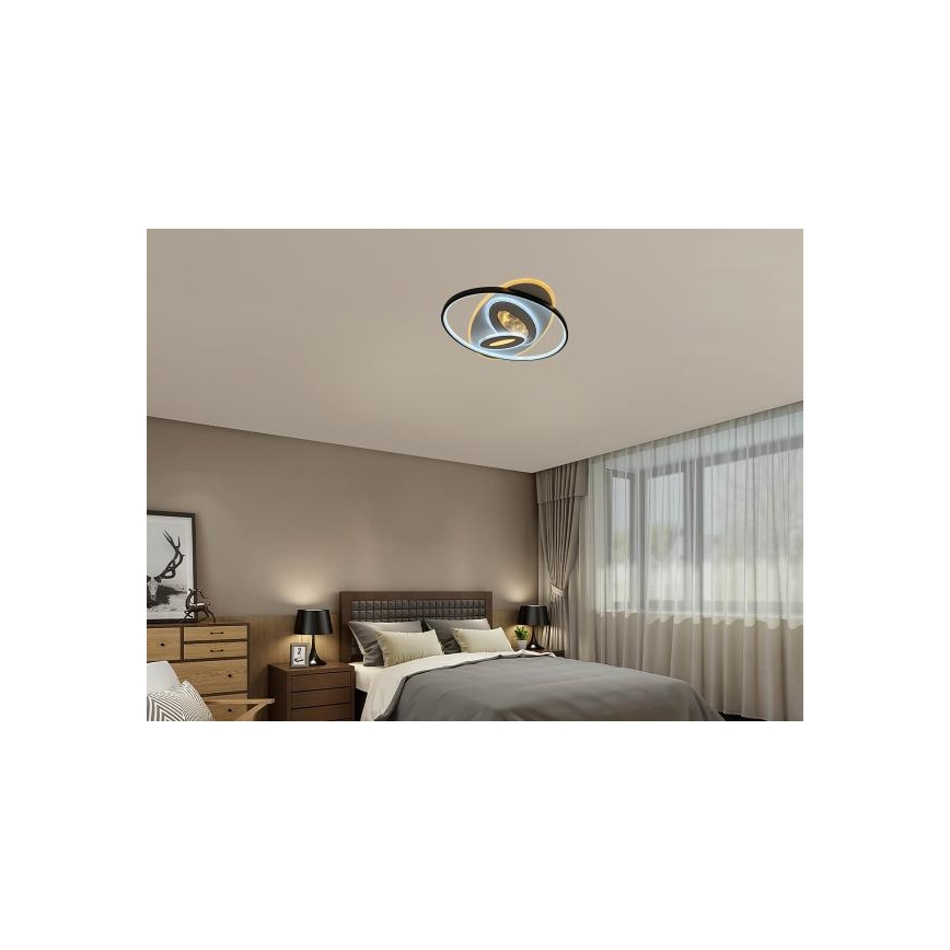 Dæmpbar LED-loftlampe 105W/230V 3000-6500K + fjernbetjening