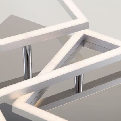 Dæmpbar LED-loftlampe 42W/230V 3000K mat krom