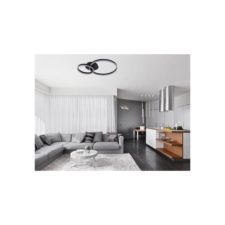 Dæmpbar LED-loftlampe 55W/230V 3000–6500K + fjernbetjening