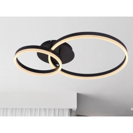 Dæmpbar LED-loftlampe 55W/230V 3000–6500K + fjernbetjening