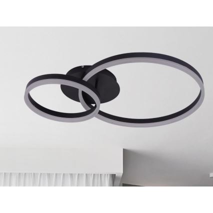 Dæmpbar LED-loftlampe 55W/230V 3000–6500K + fjernbetjening