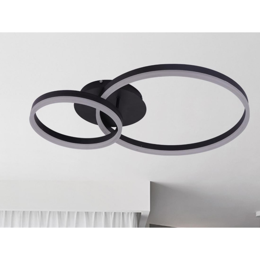 Dæmpbar LED-loftlampe 55W/230V 3000–6500K + fjernbetjening