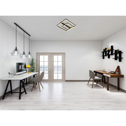 Dæmpbar LED-loftlampe, 95 W, 230 V, 3000-6500 K + fjernbetjening