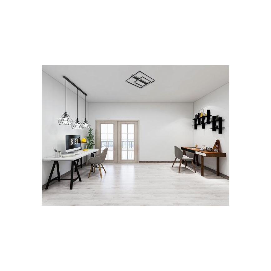 Dæmpbar LED-loftlampe, 95 W, 230 V, 3000-6500 K + fjernbetjening