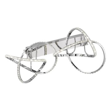 Dæmpbar LED-loftlampe ABRO LED/49W/230V blank krom