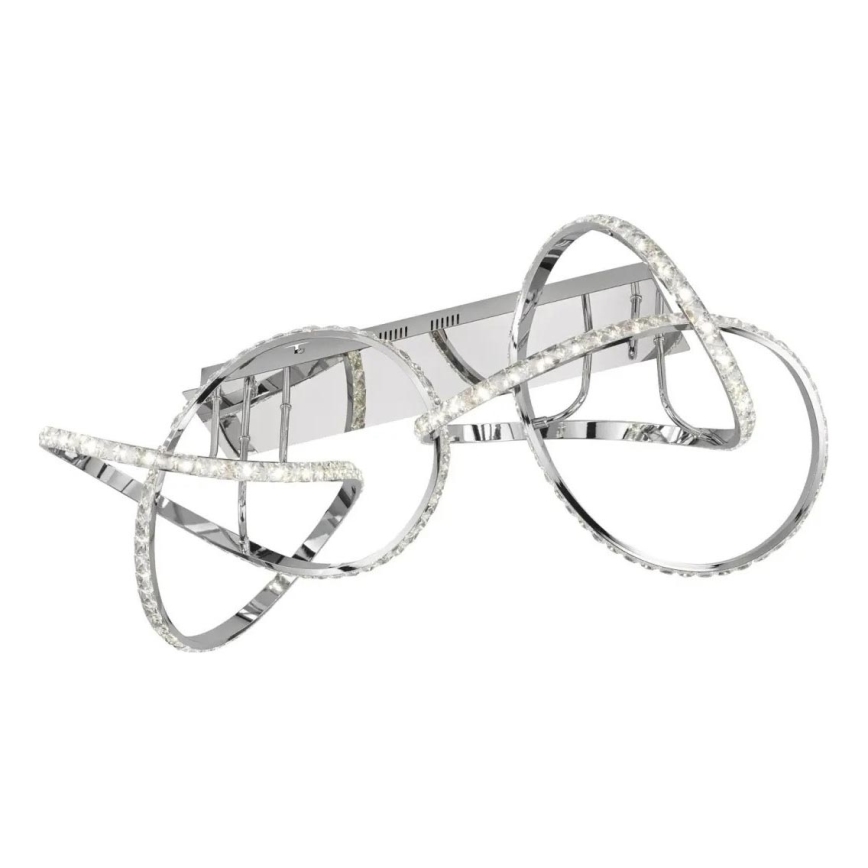 Dæmpbar LED-loftlampe ABRO LED/49W/230V blank krom