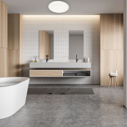 Dæmpbar LED-loftlampe CRUZ med fjernbetjening, 66 W/230 V, 3300 lm