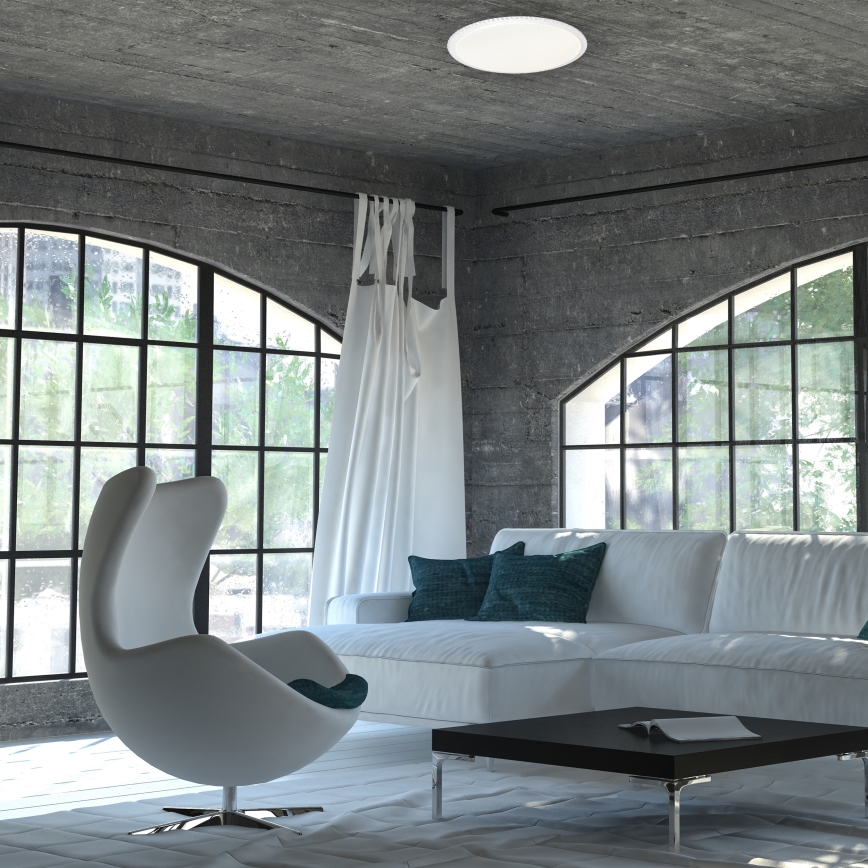 Dæmpbar LED-loftlampe CRUZ LED/40W/230V 2000lm + fjernbetjening