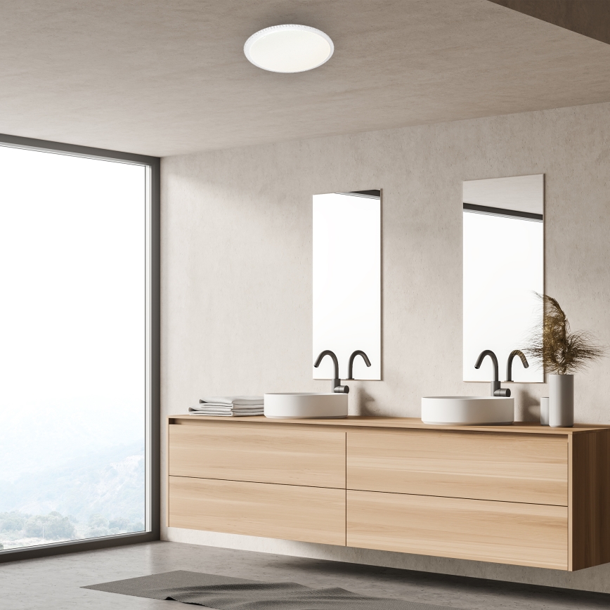 Dæmpbar LED-loftlampe CRUZ LED/40W/230V 2000lm + fjernbetjening