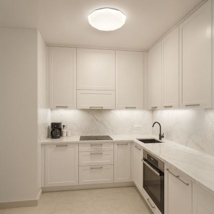 LED dæmpbar loftlampe HEX LED/72W/230V 3000-6000K pr. 50 cm hvid + fjernbetjening