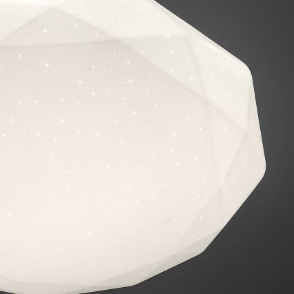 LED dæmpbar loftlampe HEX LED/72W/230V 3000-6000K pr. 50 cm hvid + fjernbetjening