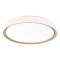 Dæmpbar LED-loftlampe ILVI LED/30W/230V 2700-6500K Ø 40 cm hvid/beige + fjernbetjening