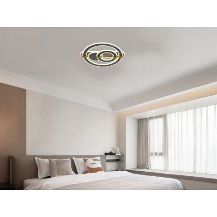 Dæmpbar LED-loftlampe LED/120W/230V 3000-6500K + fjernbetjening