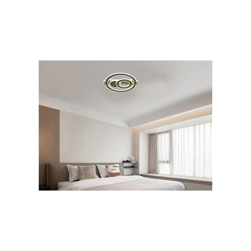 Dæmpbar LED-loftlampe LED/120W/230V 3000-6500K + fjernbetjening