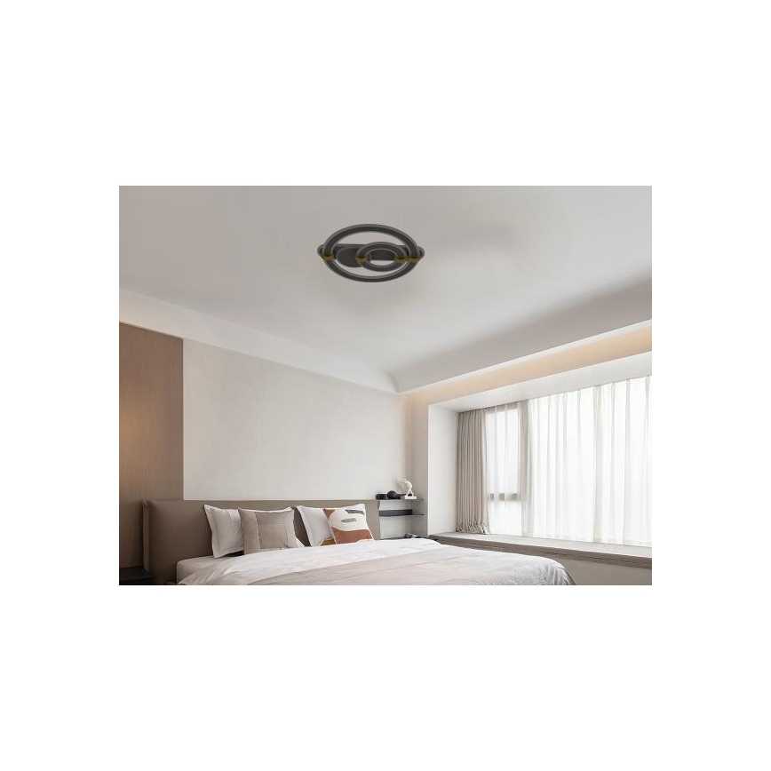 Dæmpbar LED-loftlampe LED/120W/230V 3000-6500K + fjernbetjening