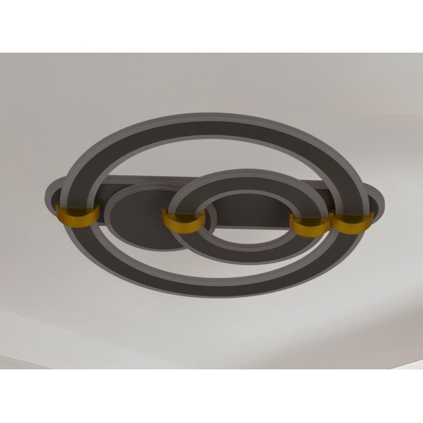 Dæmpbar LED-loftlampe LED/120W/230V 3000-6500K + fjernbetjening