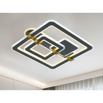 Dæmpbar LED-loftlampe LED/140W/230V 3000-6500K + fjernbetjening