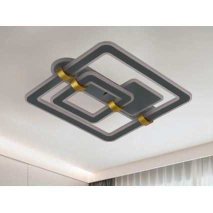 Dæmpbar LED-loftlampe LED/140W/230V 3000-6500K + fjernbetjening