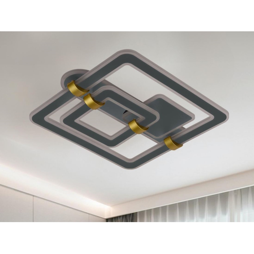 Dæmpbar LED-loftlampe LED/140W/230V 3000-6500K + fjernbetjening
