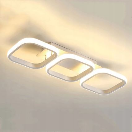 LED Dæmpbar loftlampe LED/33W/230V 3000-6500K hvid Wi-Fi Tuya + fjernbetjening