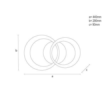 Dæmpbar LED-loftlampe LED/35W/230V 3000-6500K + fjernbetjening