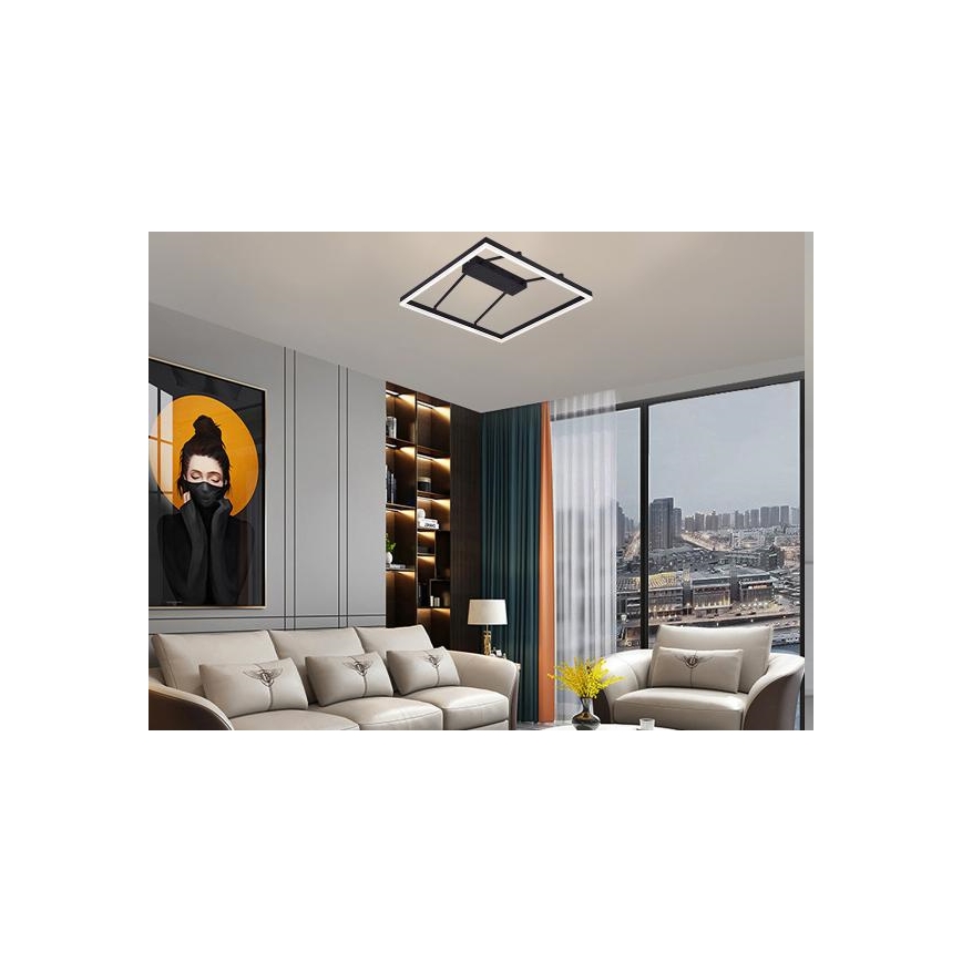 Dæmpbar LED loftlampe LED/55W/230V 3000-6500K + fjernbetjening