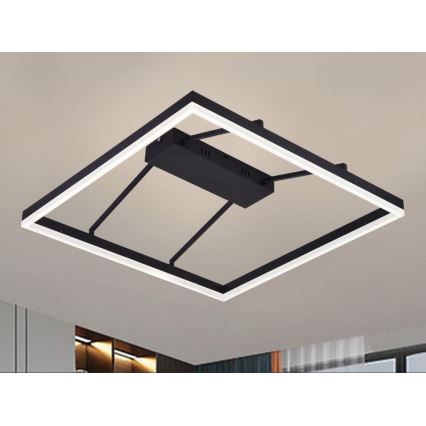 Dæmpbar LED loftlampe LED/55W/230V 3000-6500K + fjernbetjening