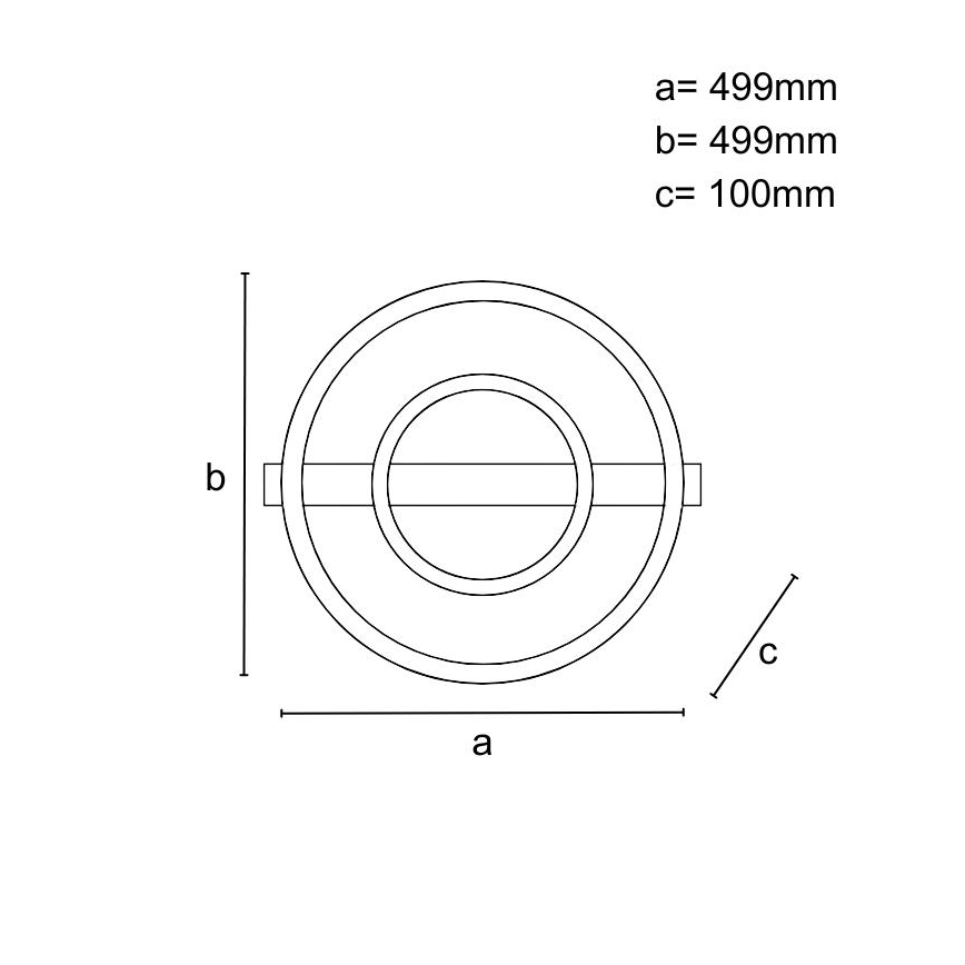Dæmpbar LED-loftlampe LED/60W/230V 3000-6500K + fjernbetjening
