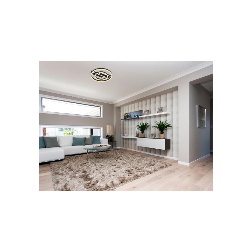 Dæmpbar LED-loftlampe LED/80W/230V 3000-6500K + fjernbetjening