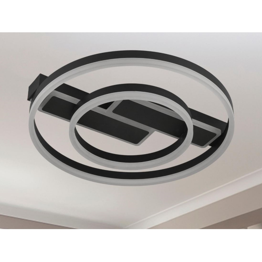 Dæmpbar LED-loftlampe LED/80W/230V 3000-6500K + fjernbetjening