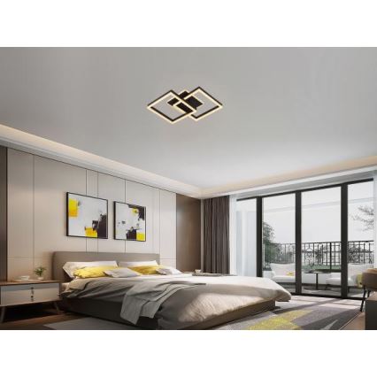 Dæmpbar LED-loftlampe LED/80W/230V 3000-6500K + fjernbetjening