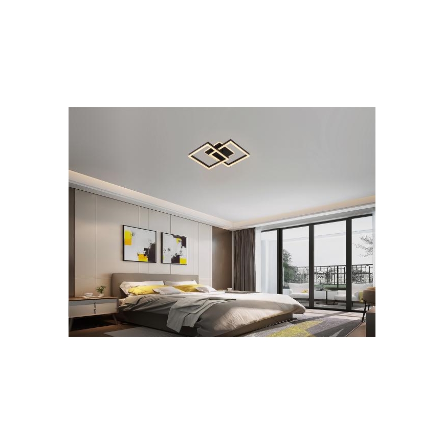 Dæmpbar LED-loftlampe LED/80W/230V 3000-6500K + fjernbetjening
