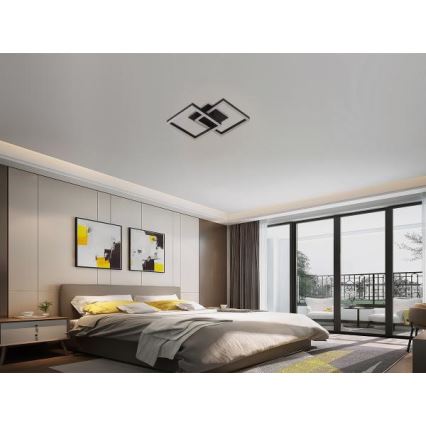 Dæmpbar LED-loftlampe LED/80W/230V 3000-6500K + fjernbetjening