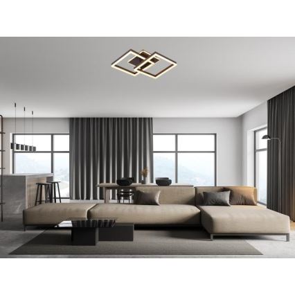 Dæmpbar LED-loftlampe LED/80W/230V 3000-6500K + fjernbetjening