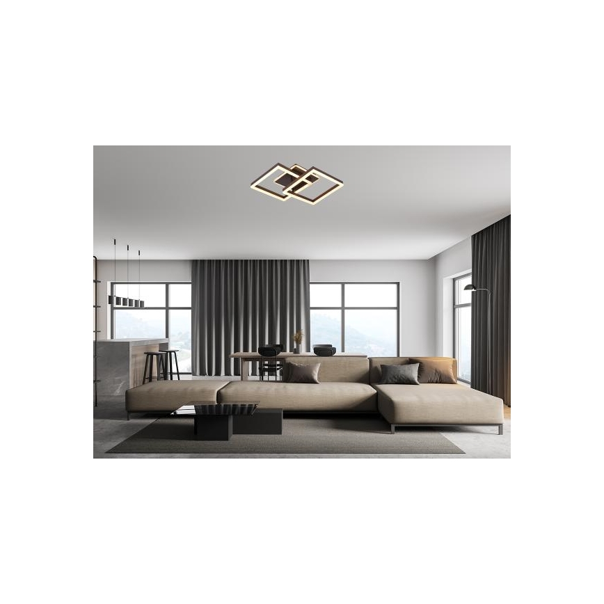 Dæmpbar LED-loftlampe LED/80W/230V 3000-6500K + fjernbetjening