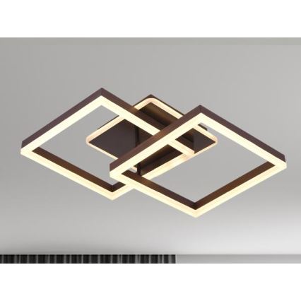 Dæmpbar LED-loftlampe LED/80W/230V 3000-6500K + fjernbetjening